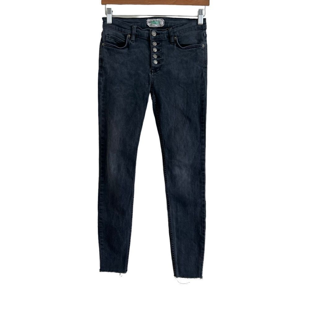 Free People Black Skinny Jeans Size 26